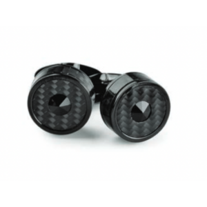 Classic Filigree Cufflinks Carbon Fiber